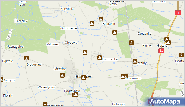 mapa Skrzebowa, Skrzebowa na mapie Targeo