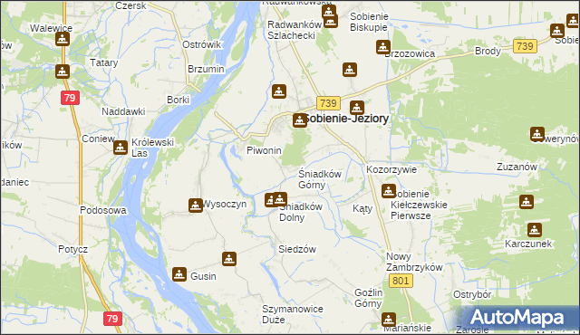 mapa Śniadków Górny A, Śniadków Górny A na mapie Targeo