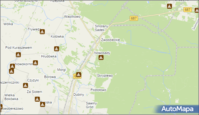 mapa Sorocza Nóżka, Sorocza Nóżka na mapie Targeo