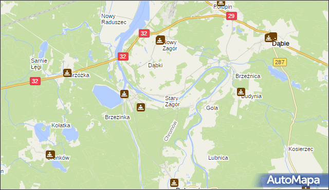 mapa Stary Zagór, Stary Zagór na mapie Targeo