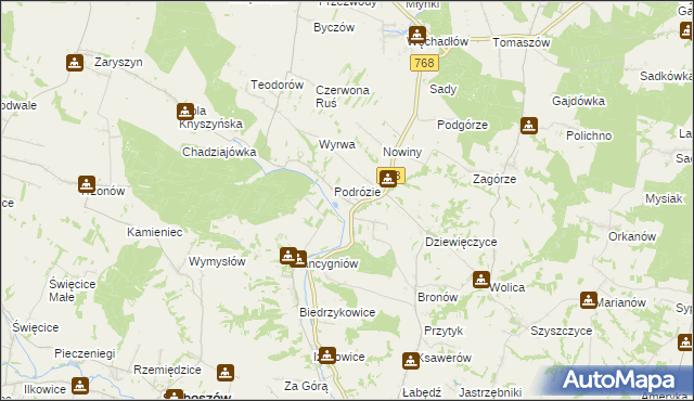 mapa Stępocice, Stępocice na mapie Targeo