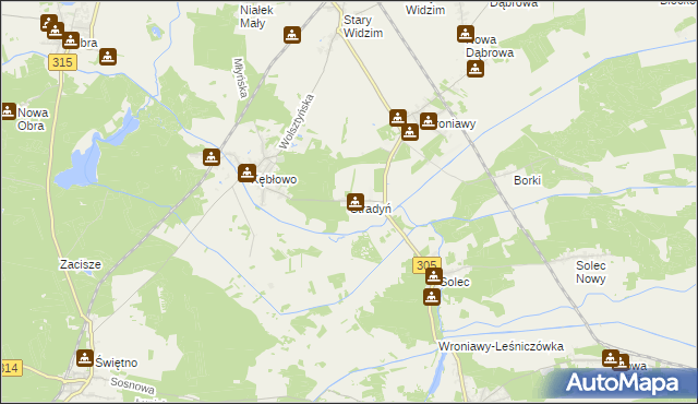 mapa Stradyń, Stradyń na mapie Targeo