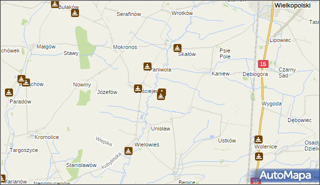 mapa Suśnia, Suśnia na mapie Targeo