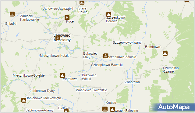 mapa Szczepkowo-Sołdany, Szczepkowo-Sołdany na mapie Targeo