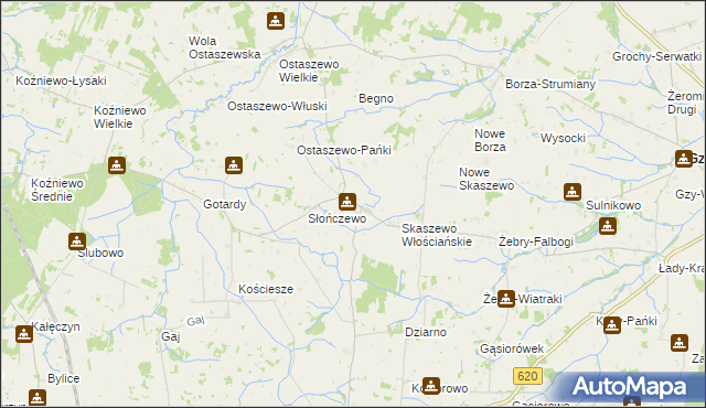 mapa Szyszki gmina Gzy, Szyszki gmina Gzy na mapie Targeo