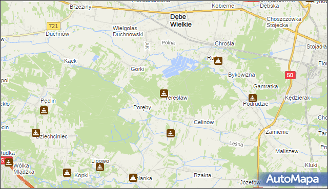 mapa Teresław, Teresław na mapie Targeo