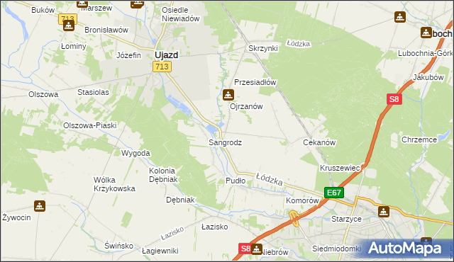mapa Tobiasze, Tobiasze na mapie Targeo