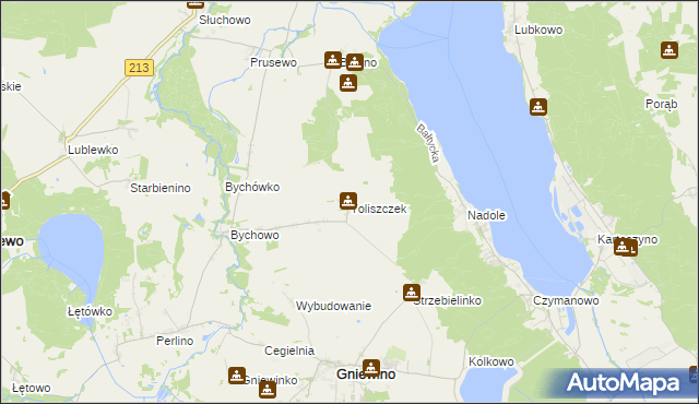 mapa Toliszczek, Toliszczek na mapie Targeo