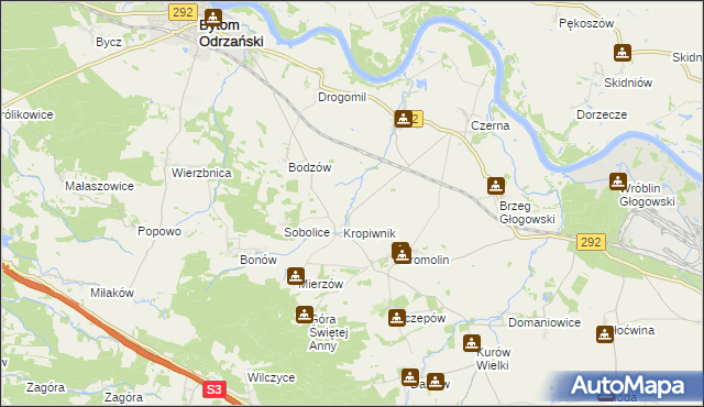 mapa Wiekowice gmina Żukowice, Wiekowice gmina Żukowice na mapie Targeo
