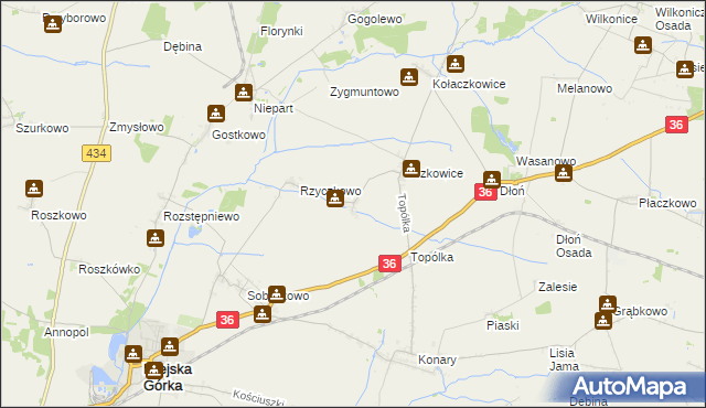 mapa Woszczkowo, Woszczkowo na mapie Targeo