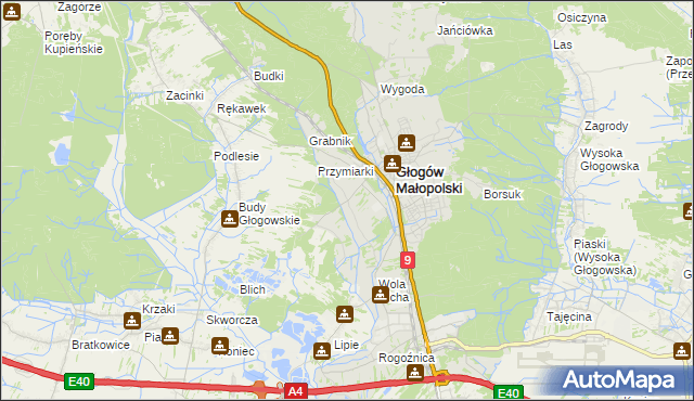 mapa Zabajka, Zabajka na mapie Targeo