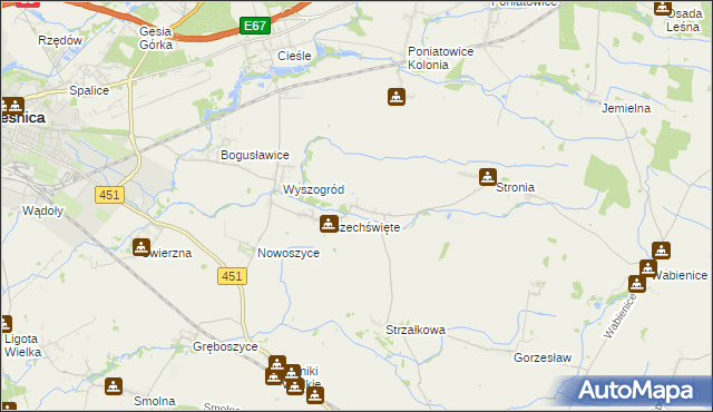 mapa Zarzysko, Zarzysko na mapie Targeo