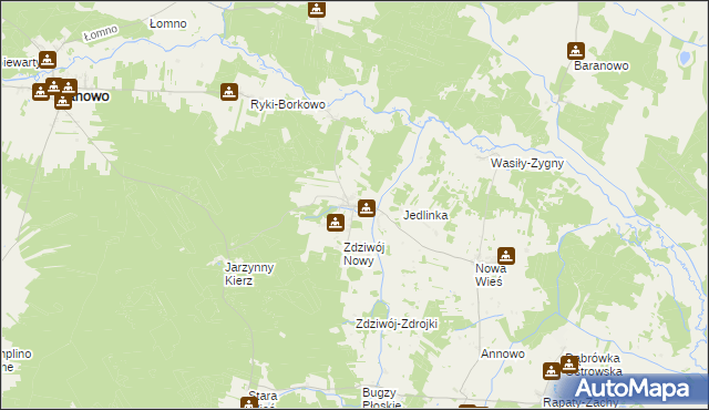 mapa Zdziwój Stary, Zdziwój Stary na mapie Targeo