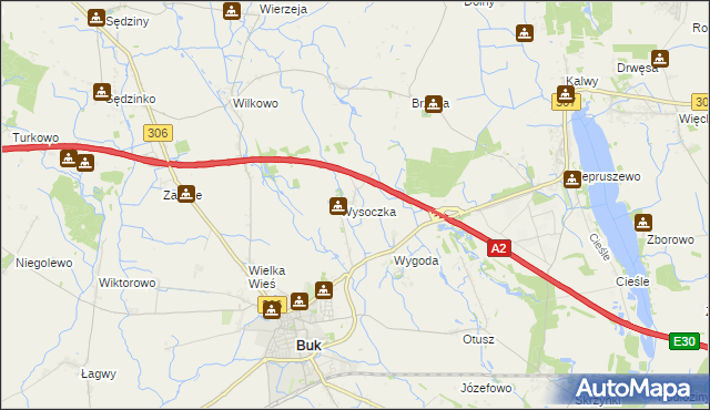 mapa Żegowo, Żegowo na mapie Targeo