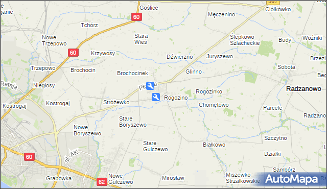 mapa Rogozino, Rogozino na mapie Targeo