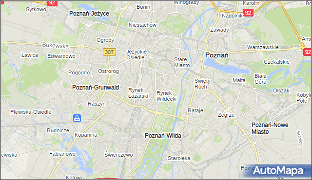 mapa Rynek Wildecki, Rynek Wildecki na mapie Targeo