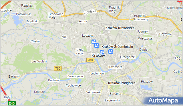 mapa internetowa kraków Internetowa kawiarnia w Krakowie :: Więcej na mapie Targeo