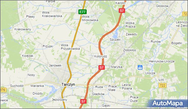 mapa Kotorydz, Kotorydz na mapie Targeo