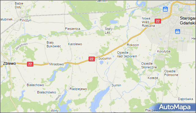 mapa Sucumin, Sucumin na mapie Targeo