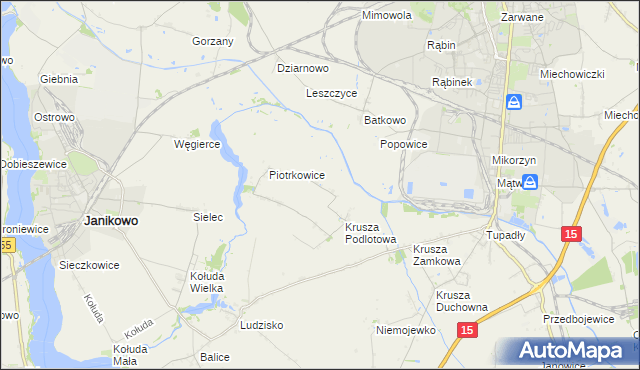 mapa Żalinowo, Żalinowo na mapie Targeo