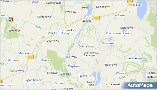 mapa Dobrosołowo, Dobrosołowo na mapie Targeo