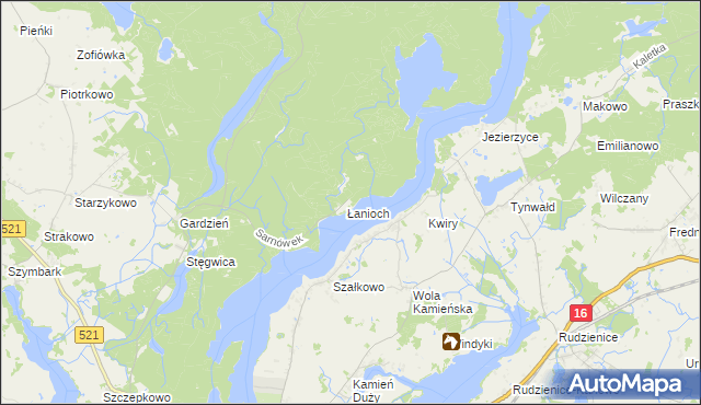 mapa Sarnówek gmina Iława, Sarnówek gmina Iława na mapie Targeo