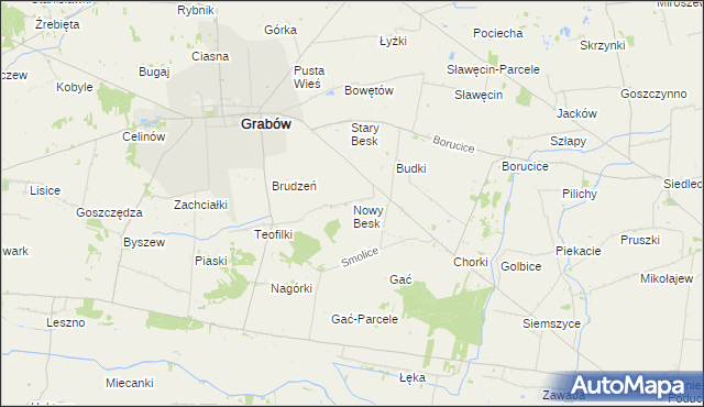 mapa Nowy Besk, Nowy Besk na mapie Targeo