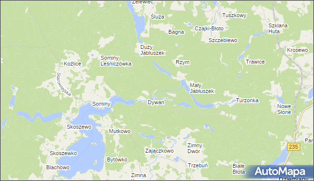 mapa Pełk, Pełk na mapie Targeo