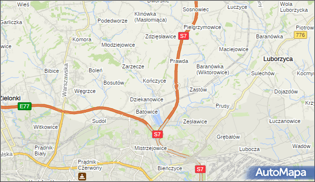 mapa Raciborowice gmina Michałowice, Raciborowice gmina Michałowice na mapie Targeo