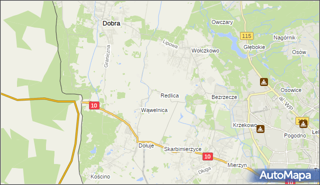 mapa Redlica, Redlica na mapie Targeo