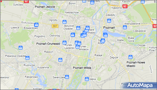 mapa Rynek Wildecki, Rynek Wildecki na mapie Targeo