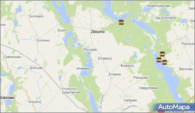 mapa Żmijewko, Żmijewko na mapie Targeo