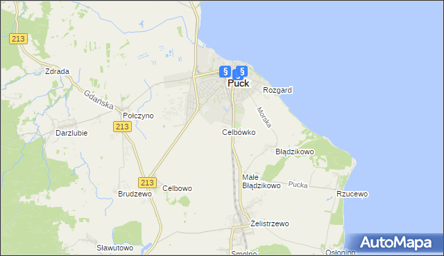 mapa Celbówko, Celbówko na mapie Targeo