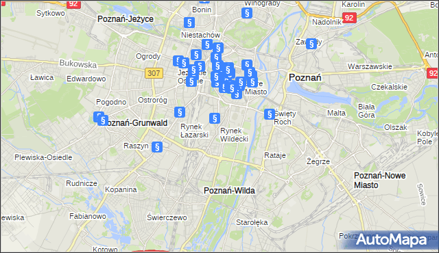 mapa Rynek Wildecki, Rynek Wildecki na mapie Targeo