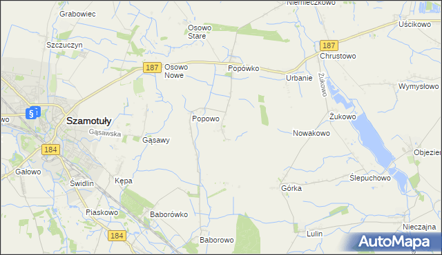 mapa Wychowaniec, Wychowaniec na mapie Targeo