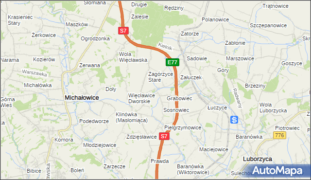 mapa Sieborowice, Sieborowice na mapie Targeo