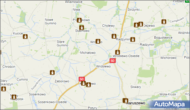 mapa Beszyno, Beszyno na mapie Targeo