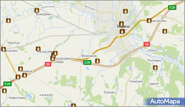 mapa Bobrowiczki, Bobrowiczki na mapie Targeo