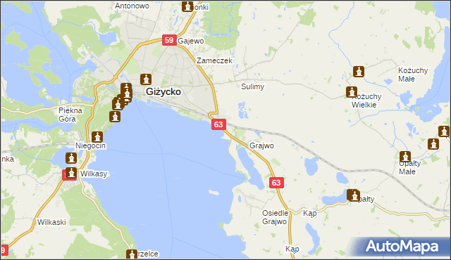 mapa Bystry, Bystry na mapie Targeo