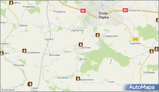 mapa Ciechów, Ciechów na mapie Targeo
