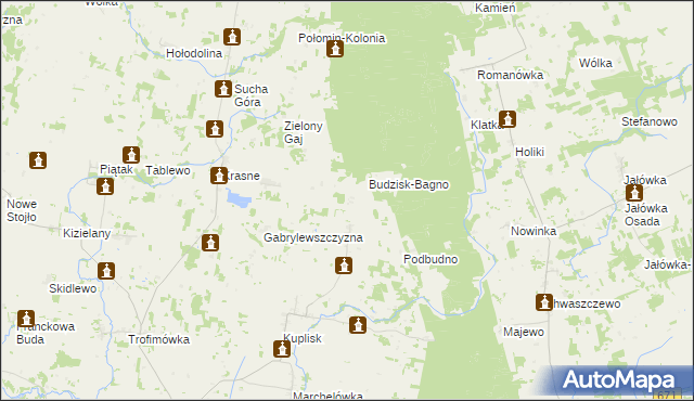 mapa Cieśnisk Mały, Cieśnisk Mały na mapie Targeo