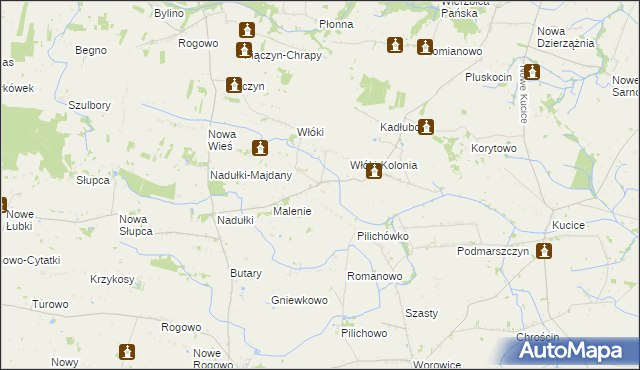mapa Daniszewo gmina Bulkowo, Daniszewo gmina Bulkowo na mapie Targeo