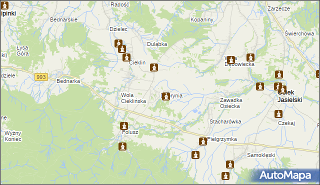 mapa Dobrynia, Dobrynia na mapie Targeo