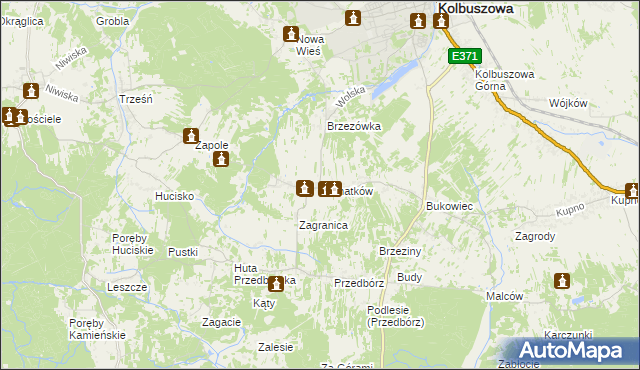 mapa Domatków, Domatków na mapie Targeo