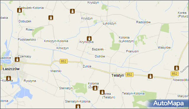 mapa Dutrów, Dutrów na mapie Targeo