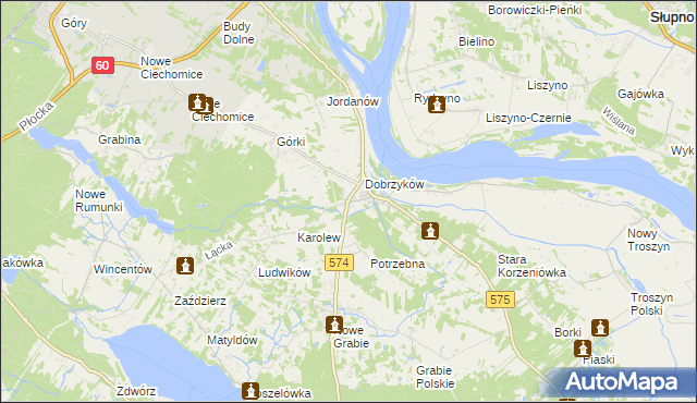 mapa Góry Małe, Góry Małe na mapie Targeo