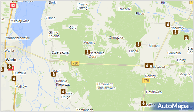 mapa Józefów-Wiktorów, Józefów-Wiktorów na mapie Targeo