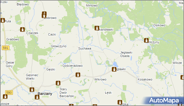 mapa Kolkiejmy, Kolkiejmy na mapie Targeo