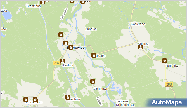 mapa Kukadło, Kukadło na mapie Targeo