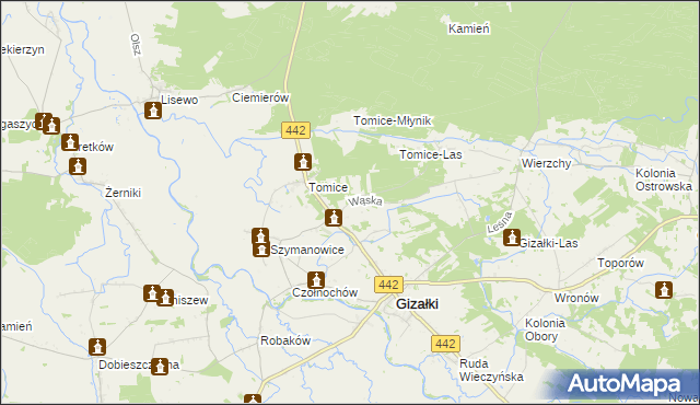 mapa Leszczyca, Leszczyca na mapie Targeo